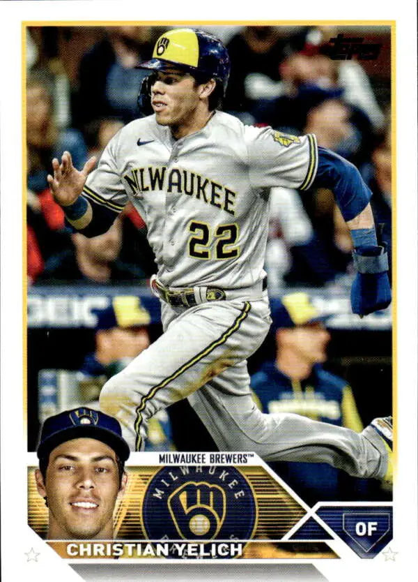 2023 Topps #192 Christian Yelich NM-MT Brewers ID:52599