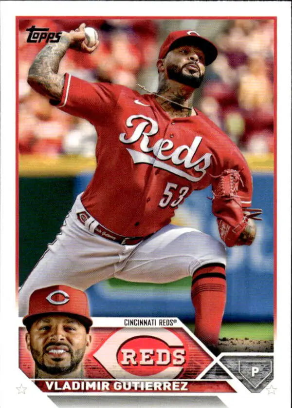 2023 Topps #198 Vladimir Gutierrez NM-MT Reds ID:50187
