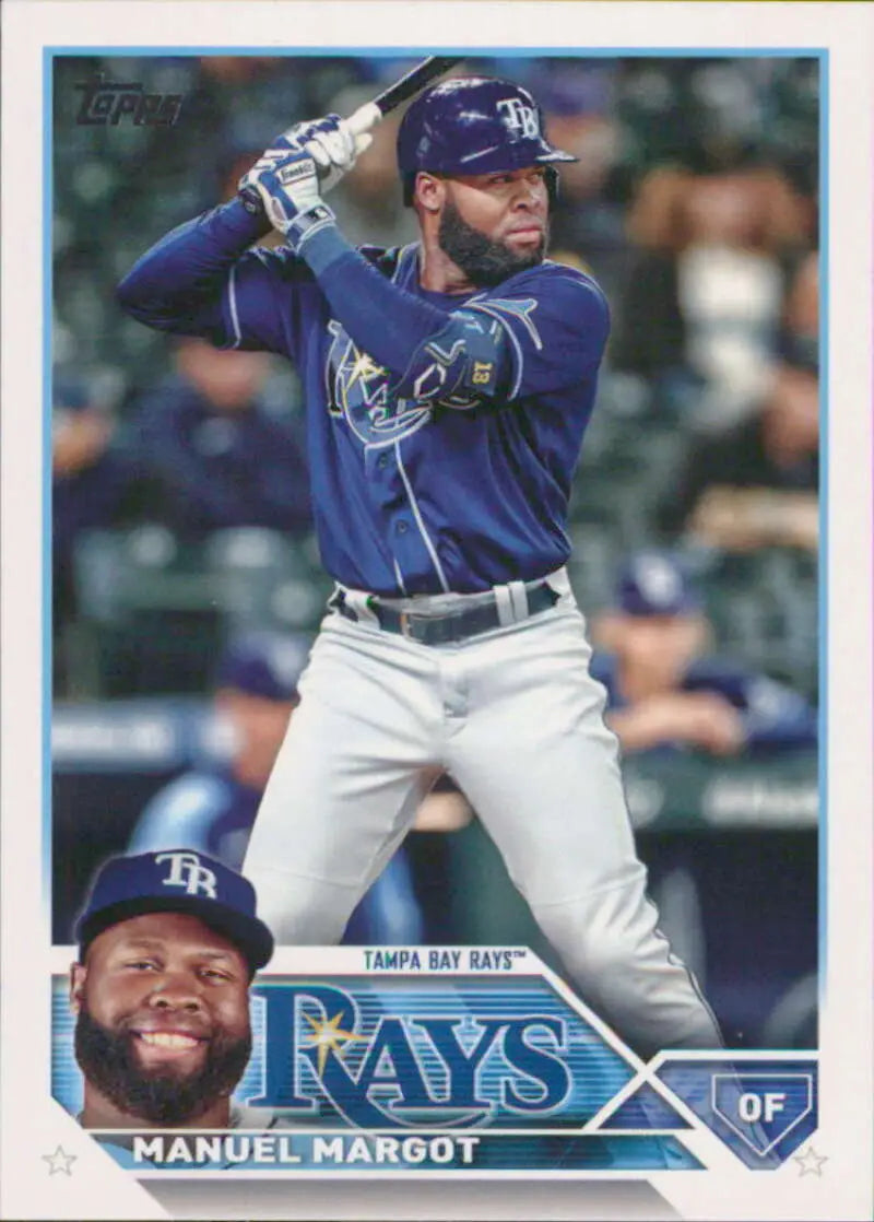 2023 Topps #204 Manuel Margot NM-MT Rays ID:58910