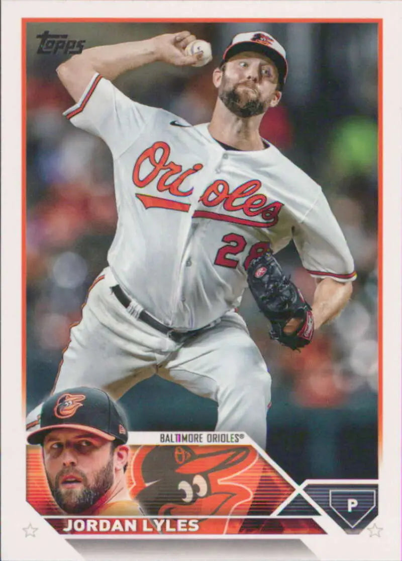 2023 Topps #212 Jordan Lyles NM-MT Orioles ID:58924