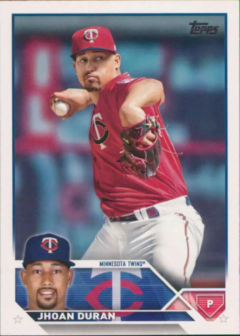 2023 Topps #218 Jhoan Duran NM-MT Twins ID:50099