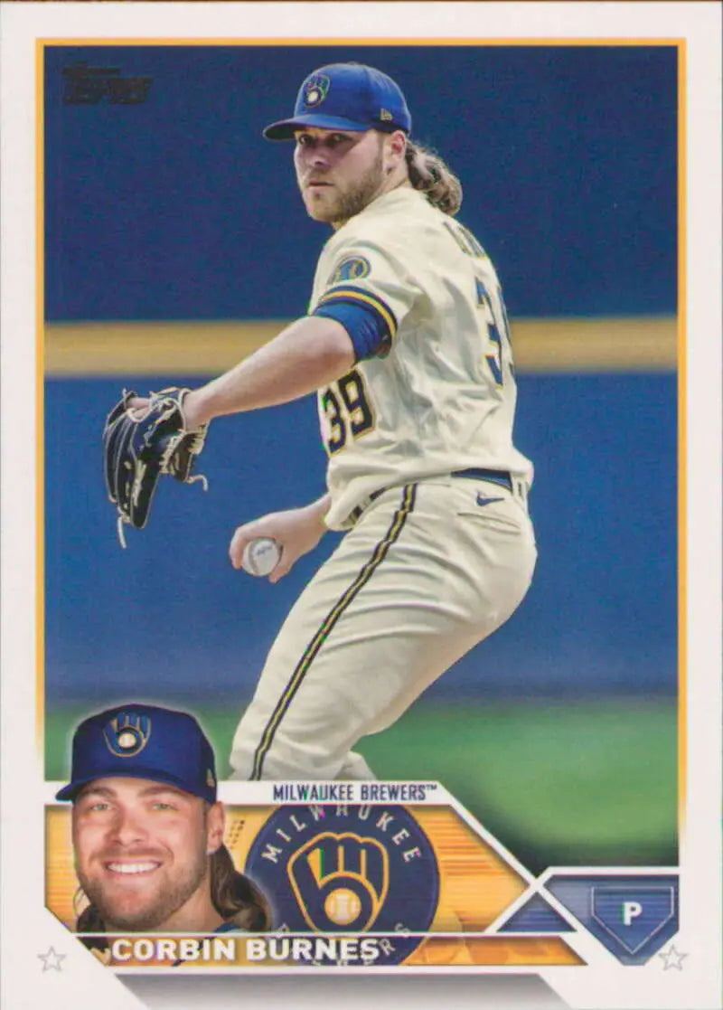 2023 Topps #225 Corbin Burnes NM-MT Brewers ID:50420