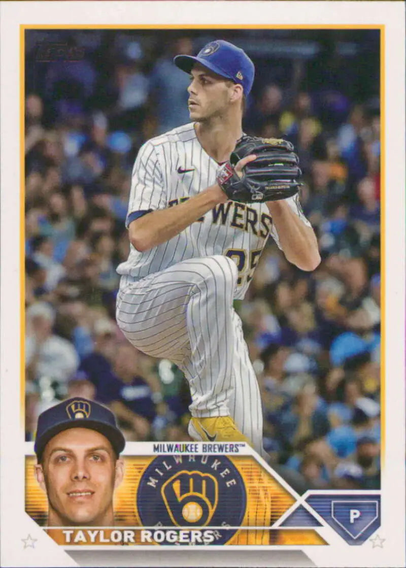 2023 Topps #233 Taylor Rogers NM-MT Brewers ID:52620