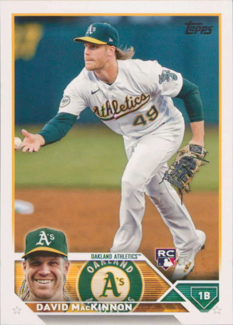2023 Topps #276 David MacKinnon NM-MT RC Rookie Athletics ID:76226