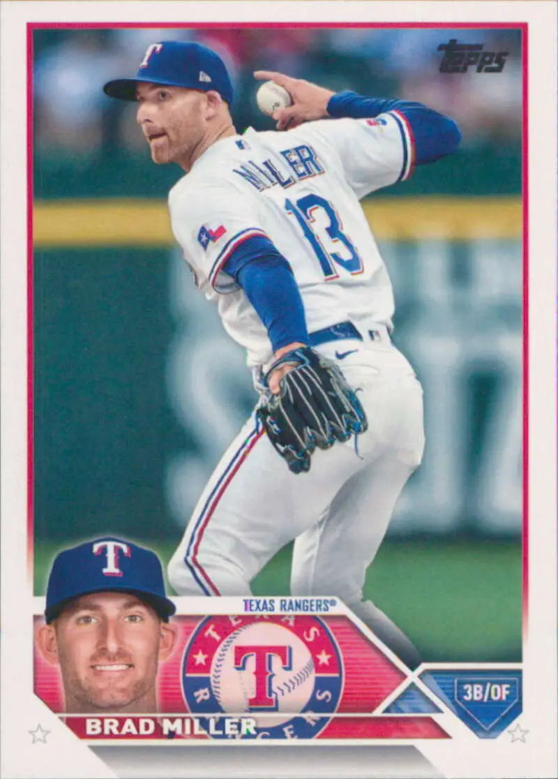 2023 Topps #319 Brad Miller NM-MT Rangers ID:58626