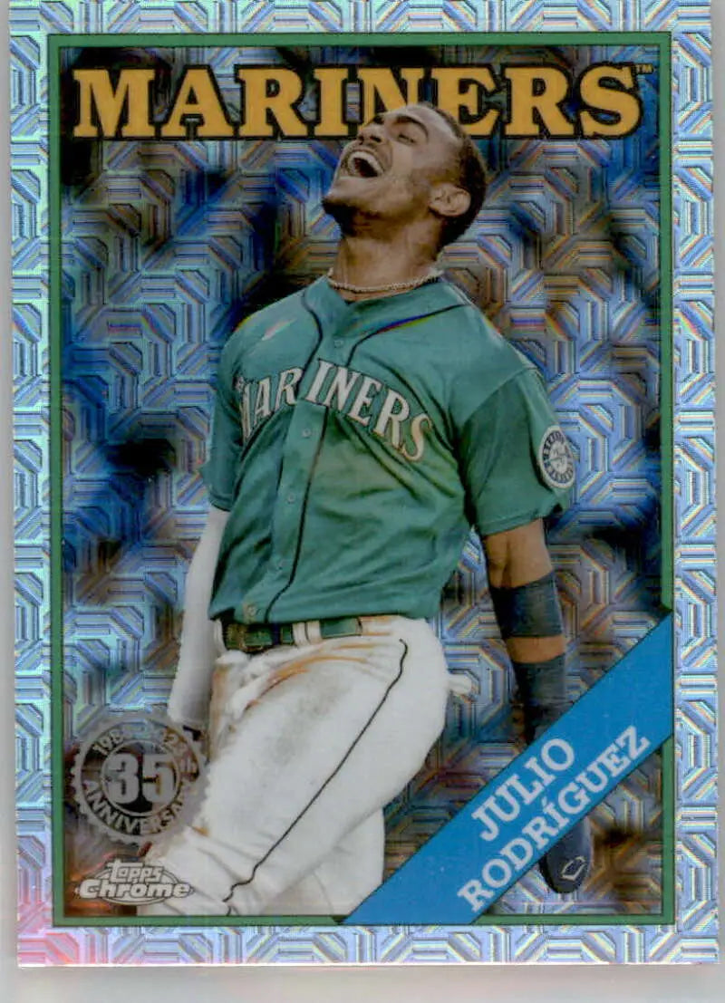 2023 Topps Series One Silver Packs Mojo Refractor #T88C-38 Julio Rodriguez NM-MT