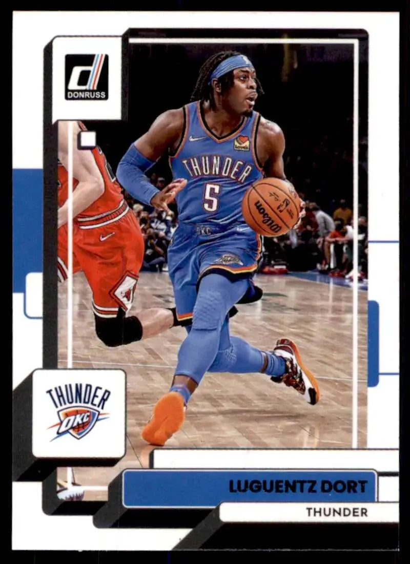 2022-23 Donruss #101 Luguentz Dort NM-MT Thunder ID:57241