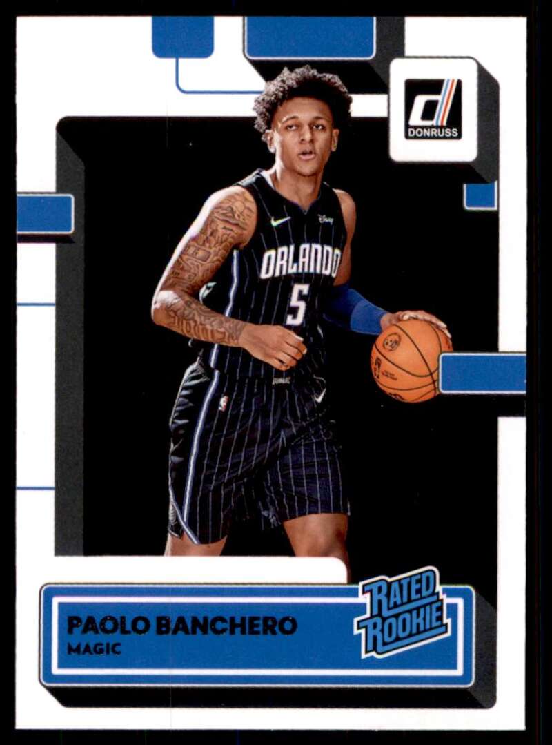2022-23 Donruss #201 Paolo Banchero NM-MT RC Rookie Magic Rated Rookie ID:54805