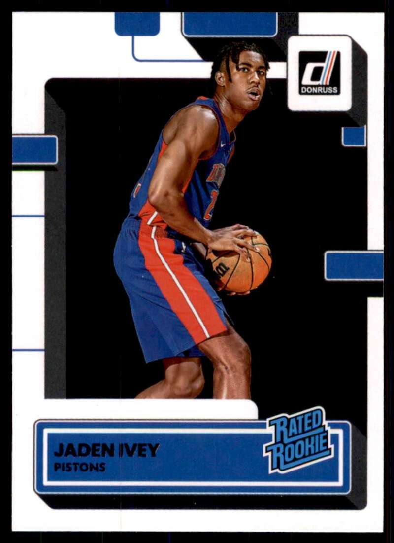 2022-23 Donruss #205 Jaden Ivey NM-MT RC Rookie Pistons Rated Rookie ID:54817