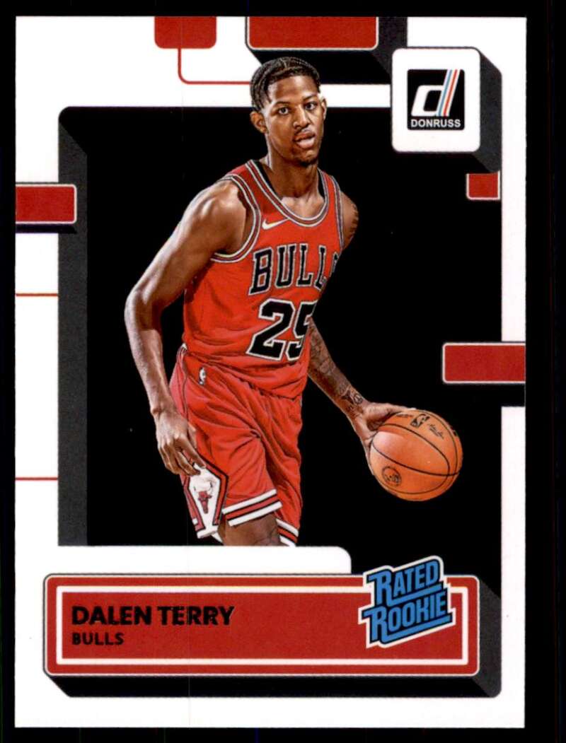 2022-23 Donruss #218 Dalen Terry NM-MT RC Rookie Bulls Rated Rookie ID:54822