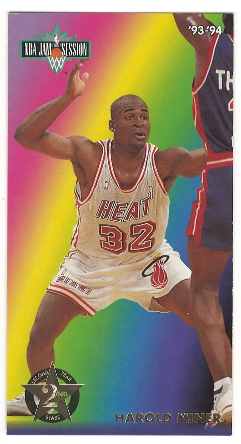 1993-94 Jam Session Second Year Stars #5 Harold Miner NM Near Mint Heat ID:82607