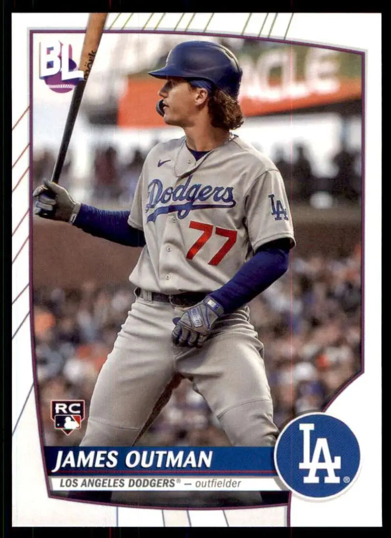 2023 Topps Big League #18 James Outman NM-MT RC Rookie Dodgers ID:56304