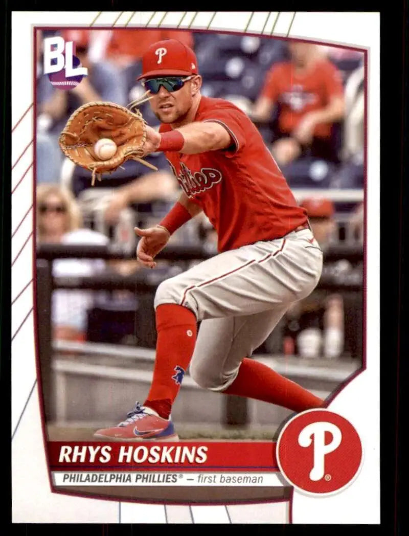 2023 Topps Big League #64 Rhys Hoskins NM-MT Phillies ID:53344
