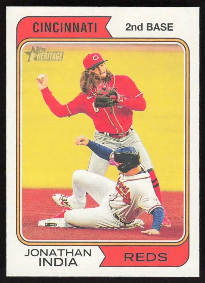 2023 Topps Heritage #10 Jonathan India NM-MT Reds ID:53657