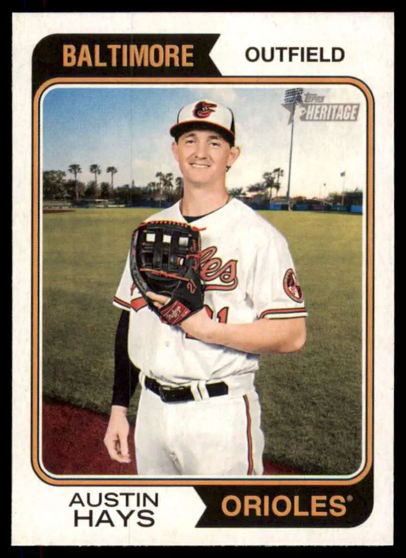 2023 Topps Heritage #52 Austin Hays NM Near Mint Orioles ID:65233