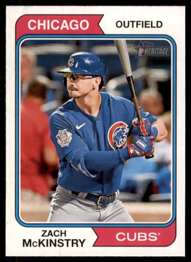 2023 Topps Heritage #169 Zach McKinstry NM Near Mint Cubs ID:65266