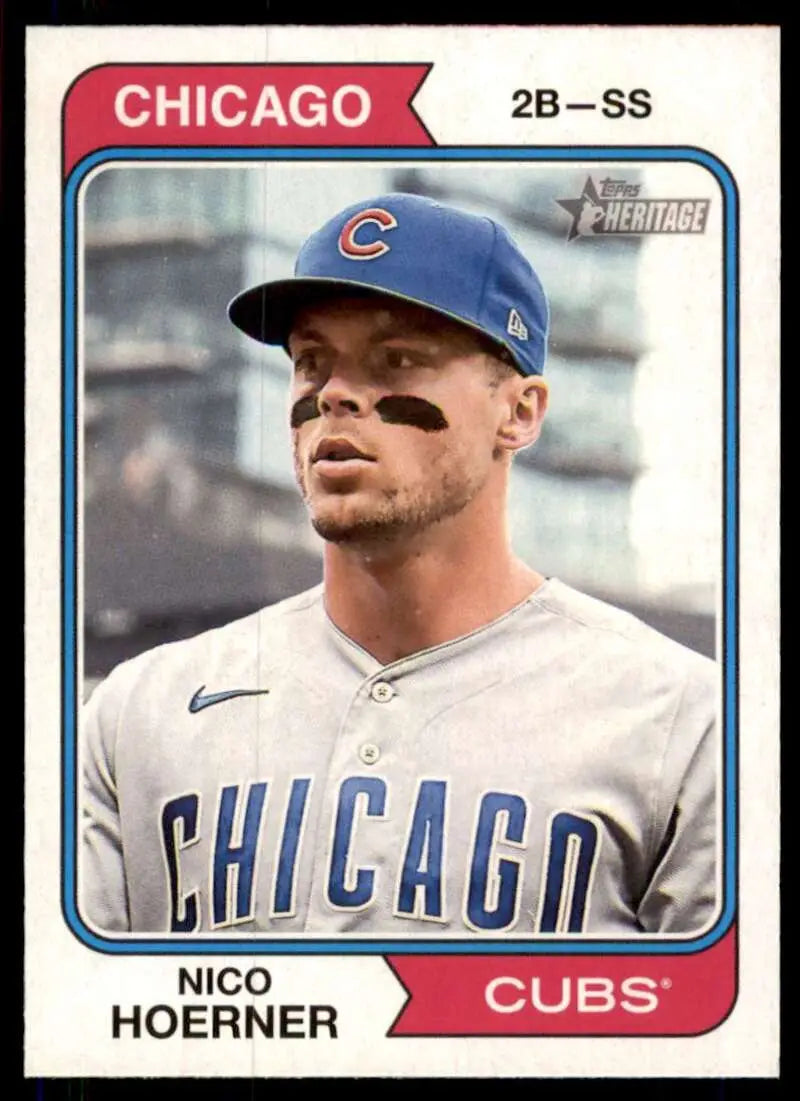 2023 Topps Heritage #275 Nico Hoerner NM-MT Cubs ID:53650