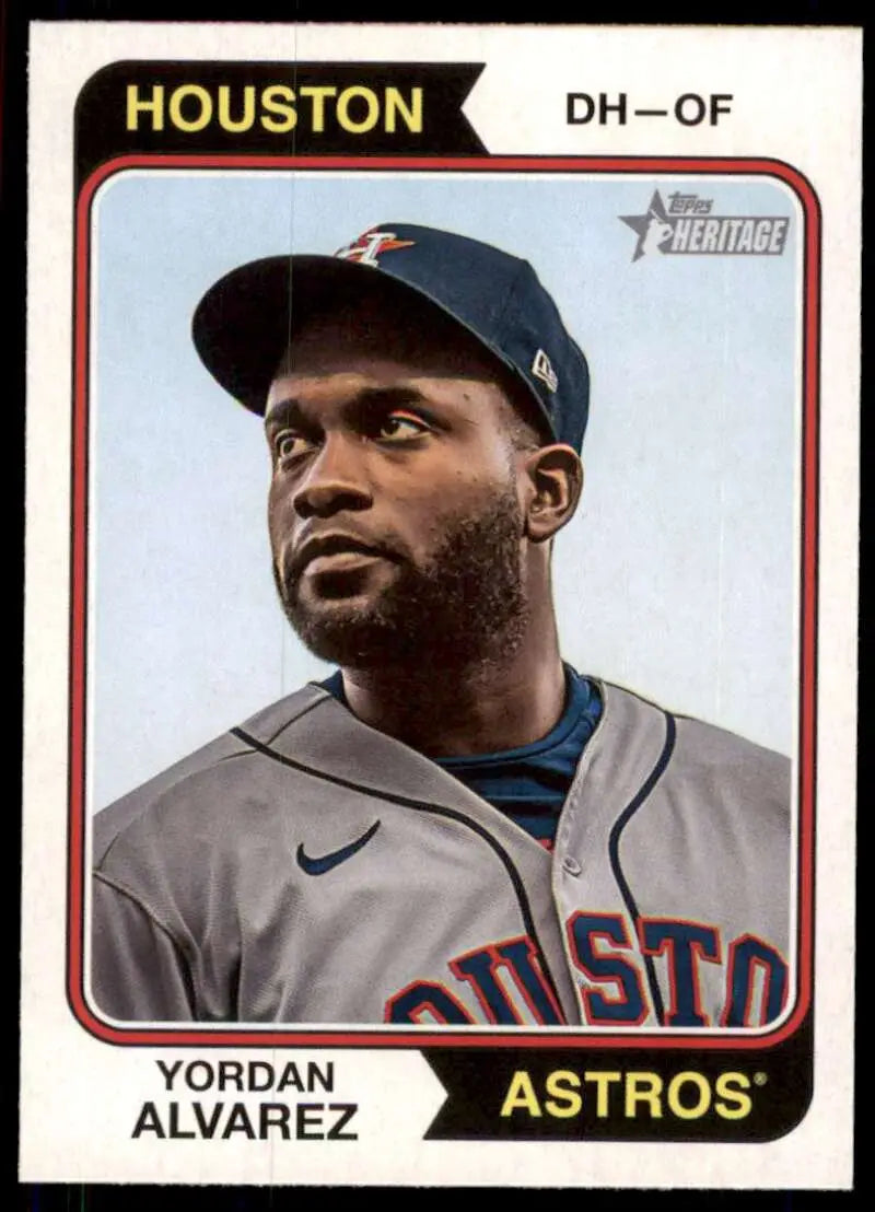 2023 Topps Heritage #304 Yordan Alvarez NM-MT Astros ID:73414
