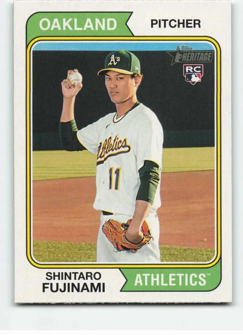 2023 Topps Heritage Rookie Short Print Variations #57 Shintaro Fujinami NM-MT