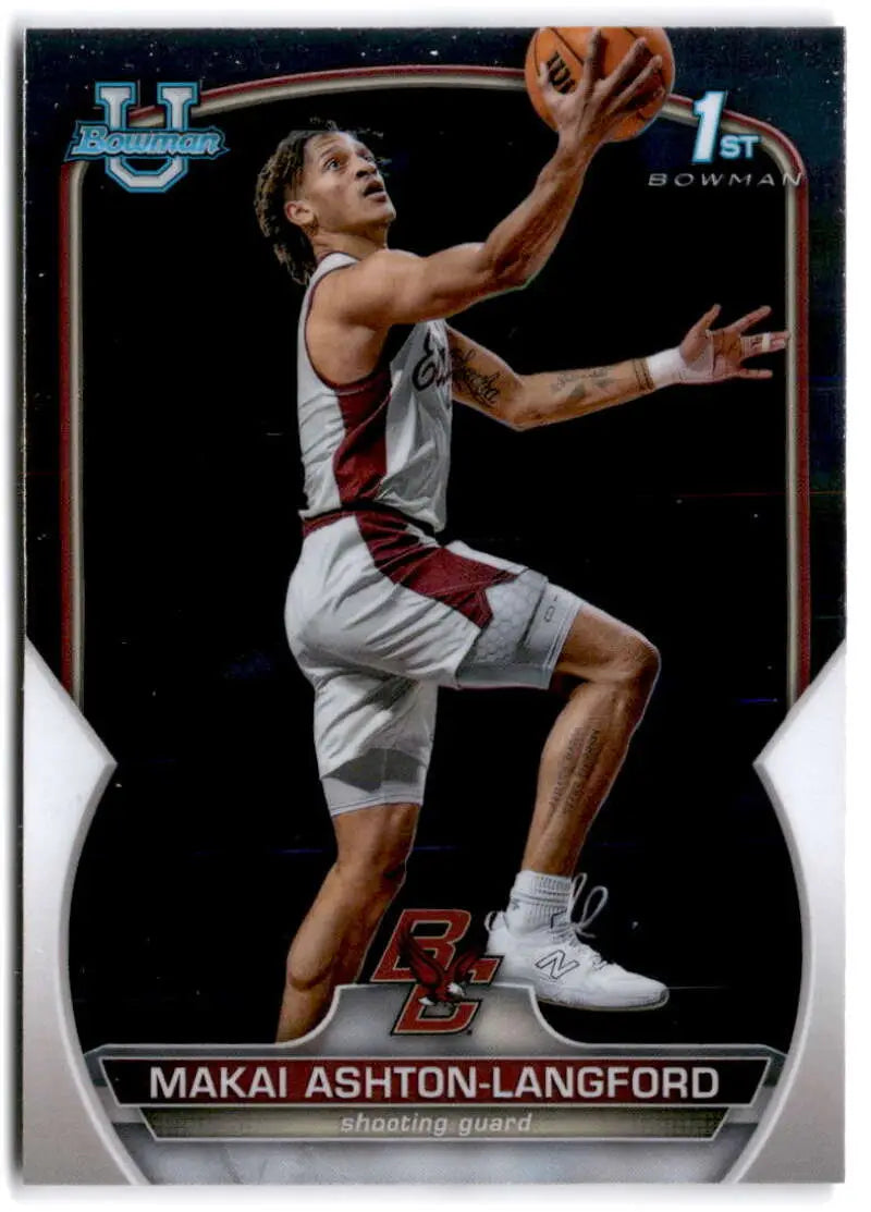 2022-23 Bowman University Chrome #21 Makai Ashton-Langford NM Near Mint ID:65362