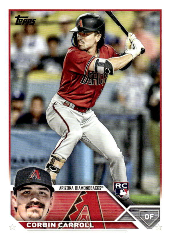 2023 Topps #401 Corbin Carroll NM-MT RC Rookie Diamondbacks ID:78747