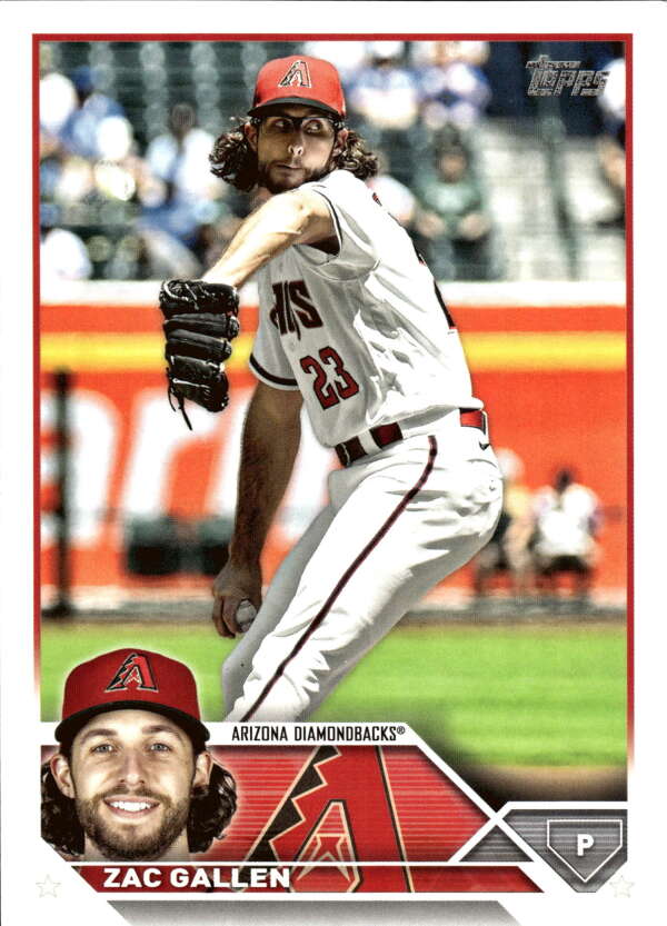 2023 Topps #412 Zac Gallen NM-MT Diamondbacks ID:57173