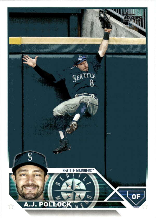 2023 Topps #454 A.J. Pollock NM-MT Mariners ID:57180