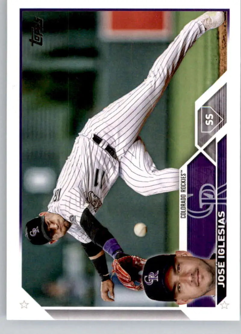 2023 Topps #653 Jose Iglesias NM-MT Rockies ID:56715