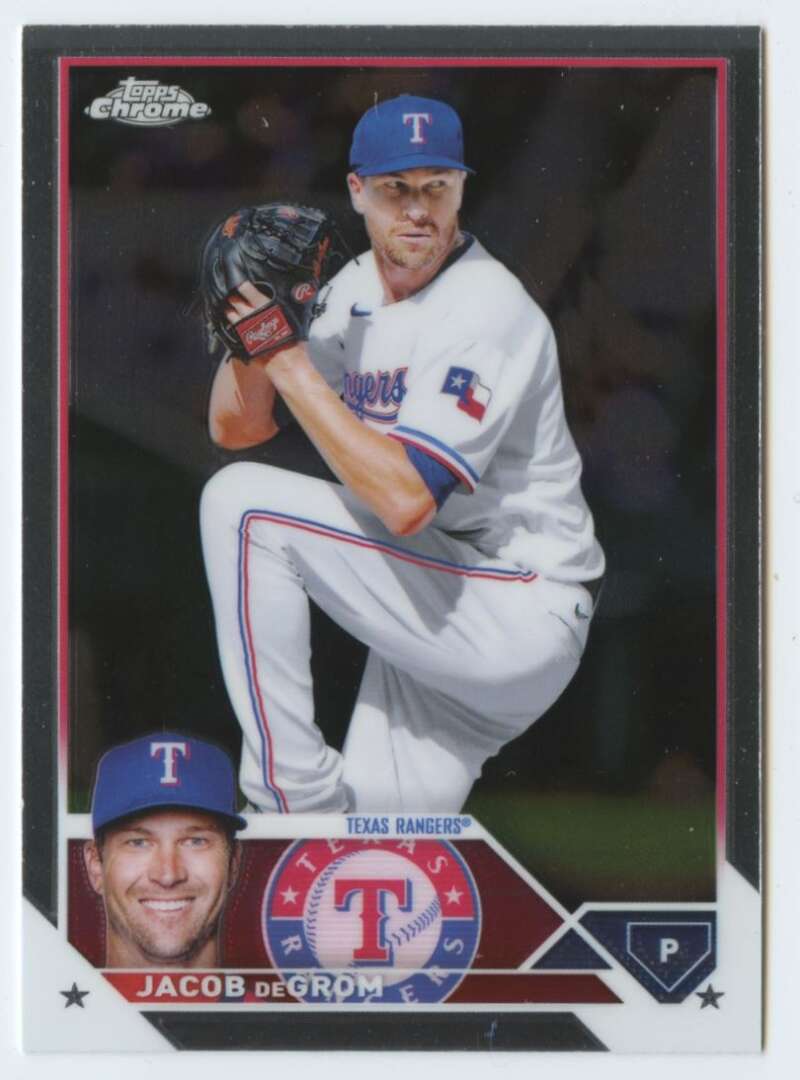 2023 Topps Chrome #12 Jacob deGrom NM-MT Rangers ID:59326