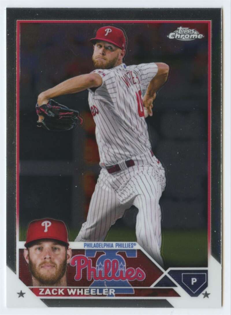 2023 Topps Chrome #20 Zack Wheeler NM-MT Phillies ID:59319