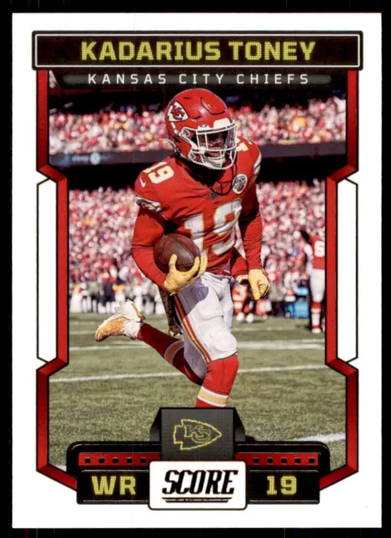 2023 Score #124 Kadarius Toney NM Near Mint Chiefs ID:64967
