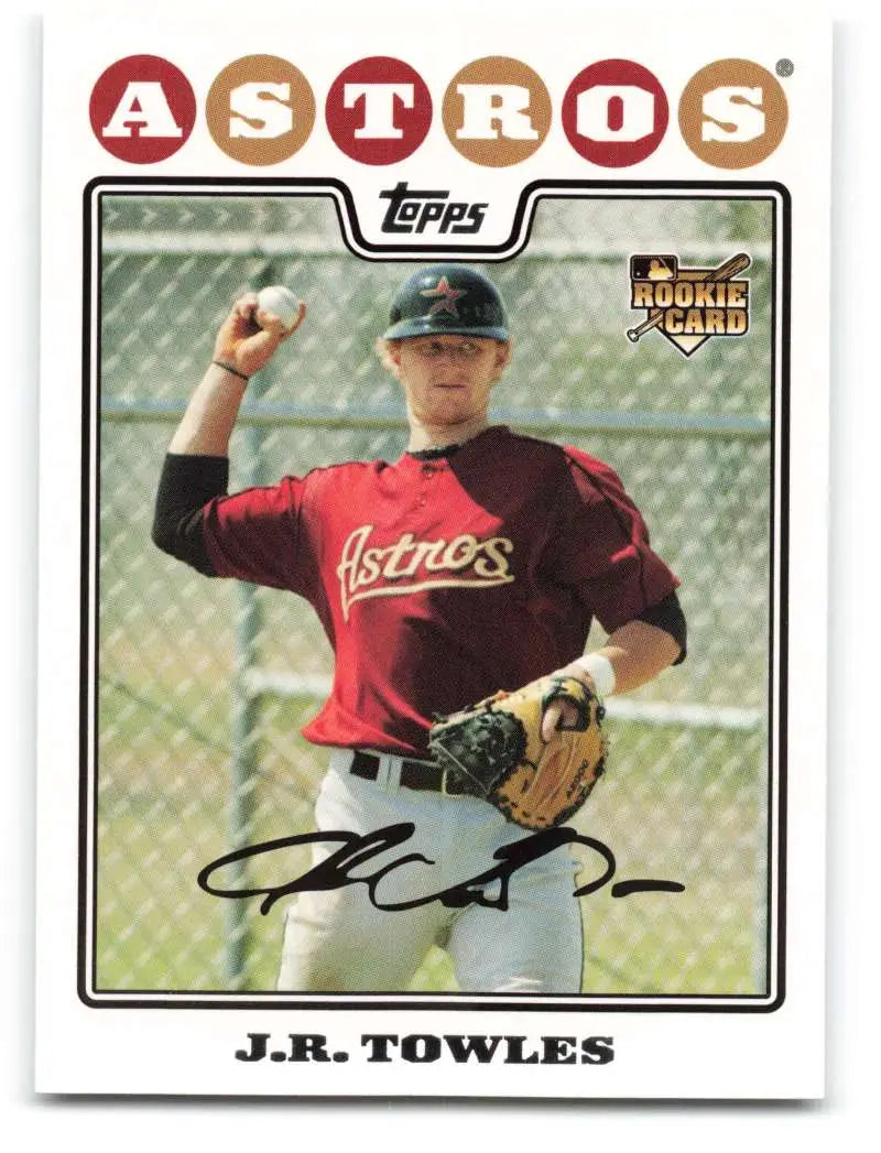 2008 Topps #321 J.R. Towles NM-MT RC Rookie Astros ID:73128