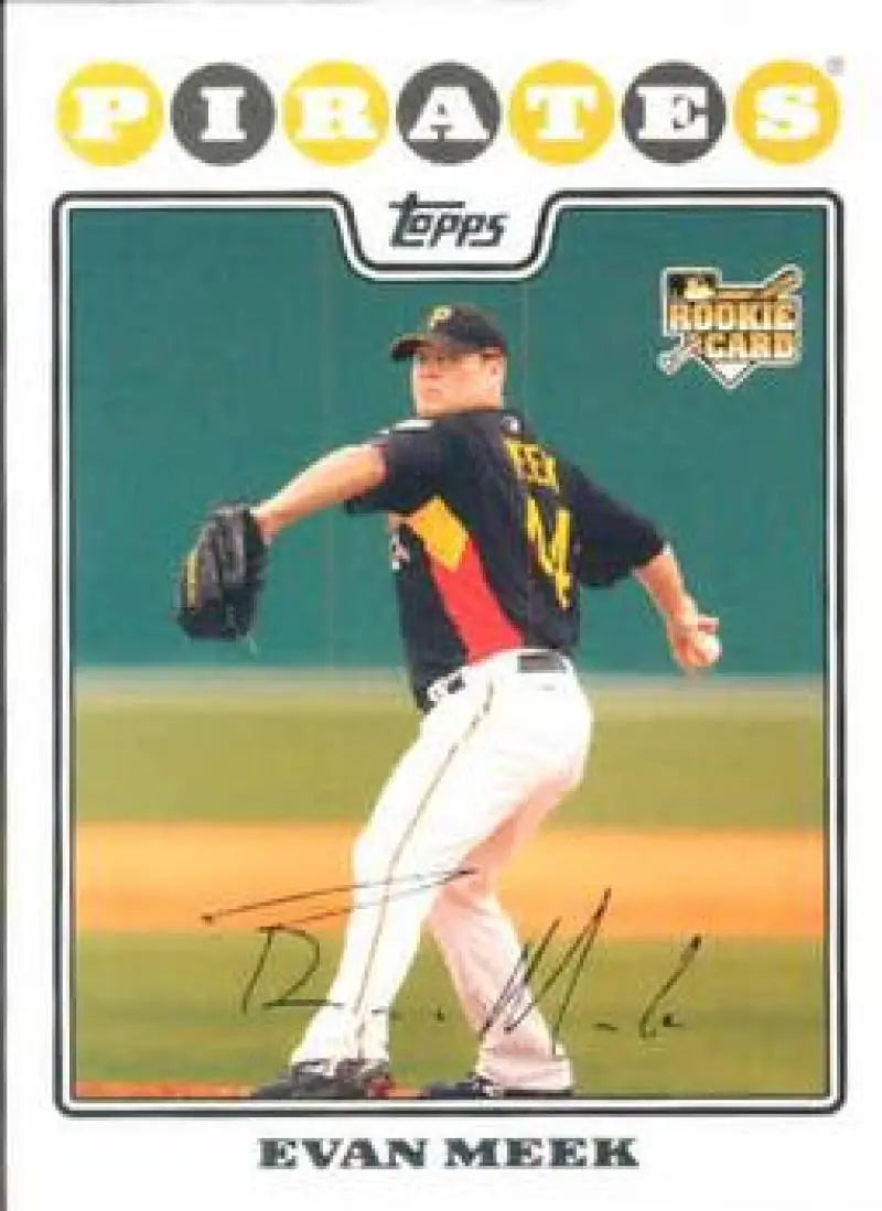 2008 Topps #359 Evan Meek NM-MT RC Rookie Pirates ID:72510