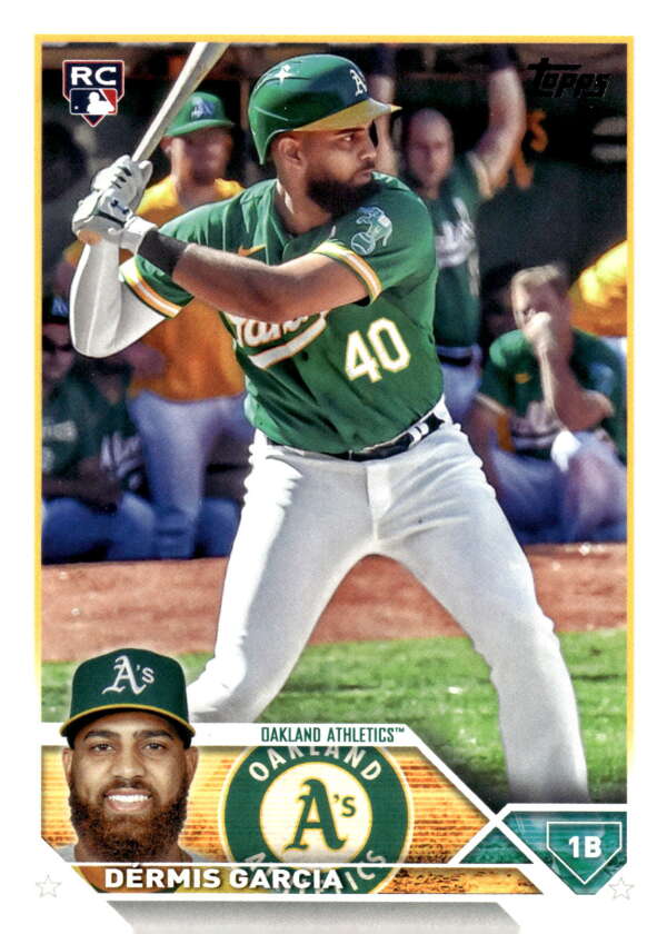 2023 Topps Update Series #US11 Dermis Garcia NM-MT RC Rookie Athletics ID:63897