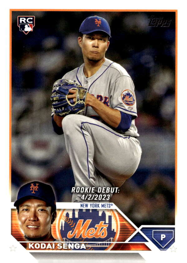 2023 Topps Update Series #US20 Kodai Senga NM-MT Mets Rookie Debut ID:81180
