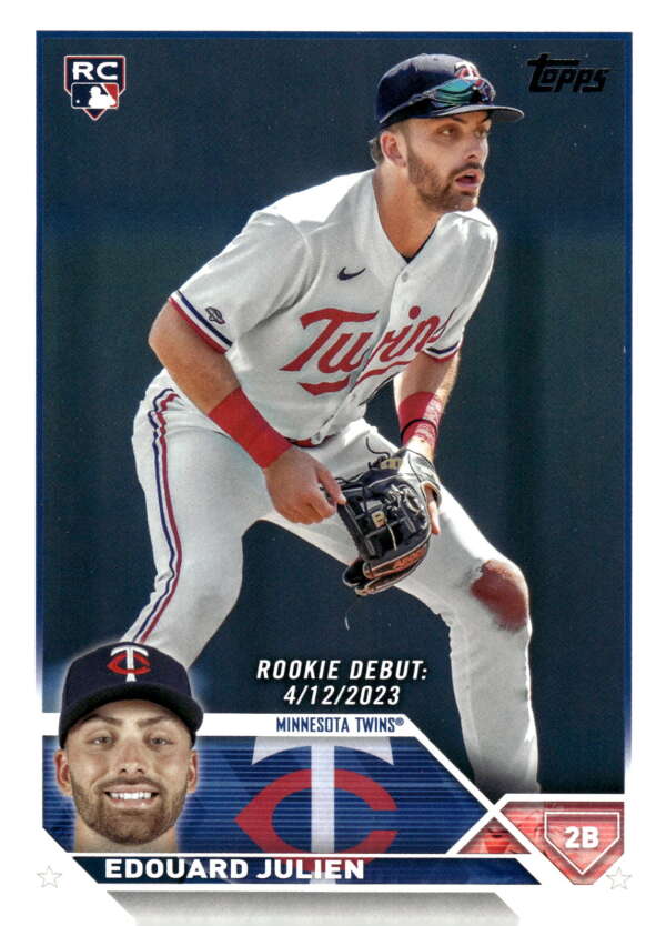 2023 Topps Update Series #US46 Edouard Julien NM-MT Twins Rookie Debut ID:67639