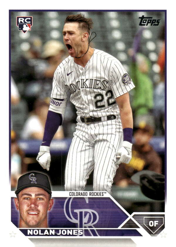 2023 Topps Update Series #US85 Nolan Jones NM-MT RC Rookie Rockies ID:67010
