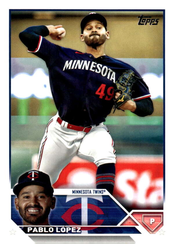 2023 Topps Update Series #US117 Pablo Lopez NM Near Mint Twins ID:64516