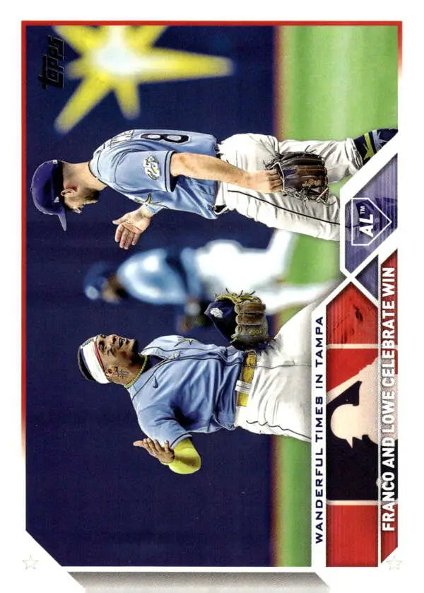2023 Topps Update Series #US138 Wander Franco/Brandon Lowe NM-MT Rays V ID:63484