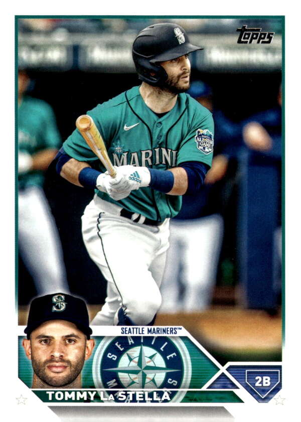 2023 Topps Update Series #US189 Tommy La Stella NM-MT Mariners ID:81183