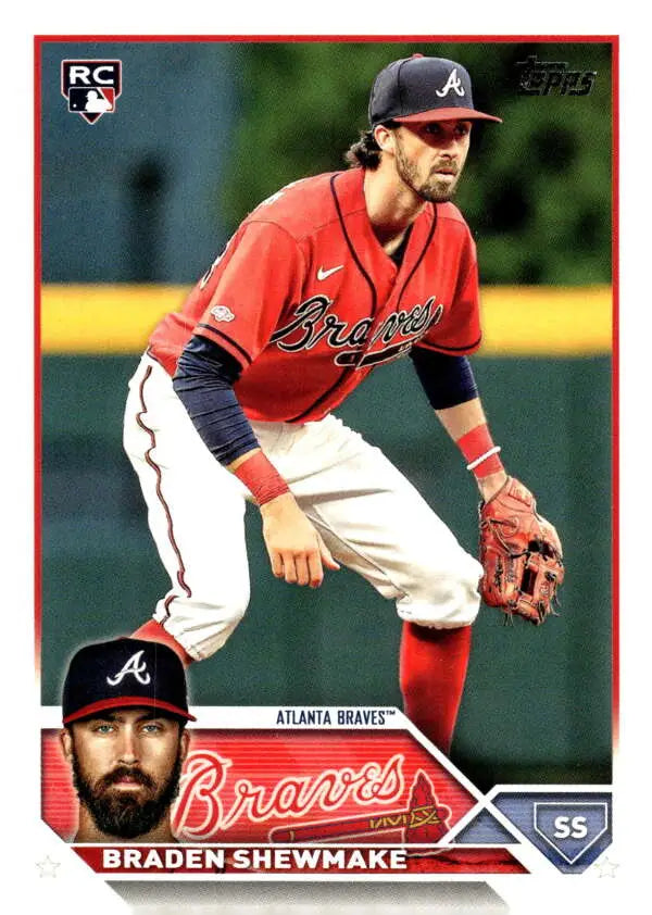 2023 Topps Update Series #US206 Braden Shewmake NM-MT RC Rookie Braves ID:73883