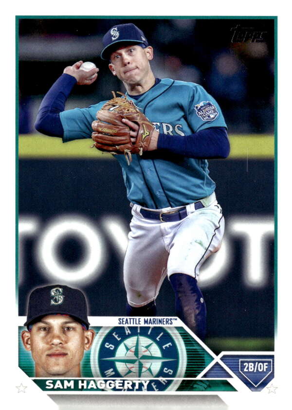 2023 Topps Update Series #US230 Sam Haggerty NM-MT Mariners ID:73887