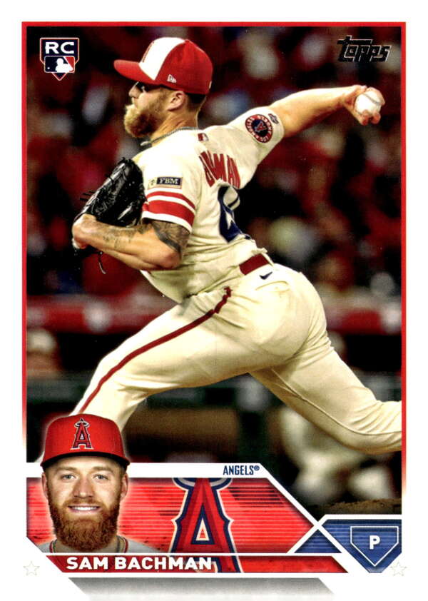 2023 Topps Update Series #US238 Sam Bachman NM-MT RC Rookie Angels ID:67026