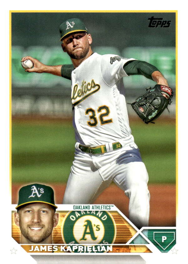 2023 Topps Update Series #US240 James Kaprielian NM-MT Athletics ID:63478