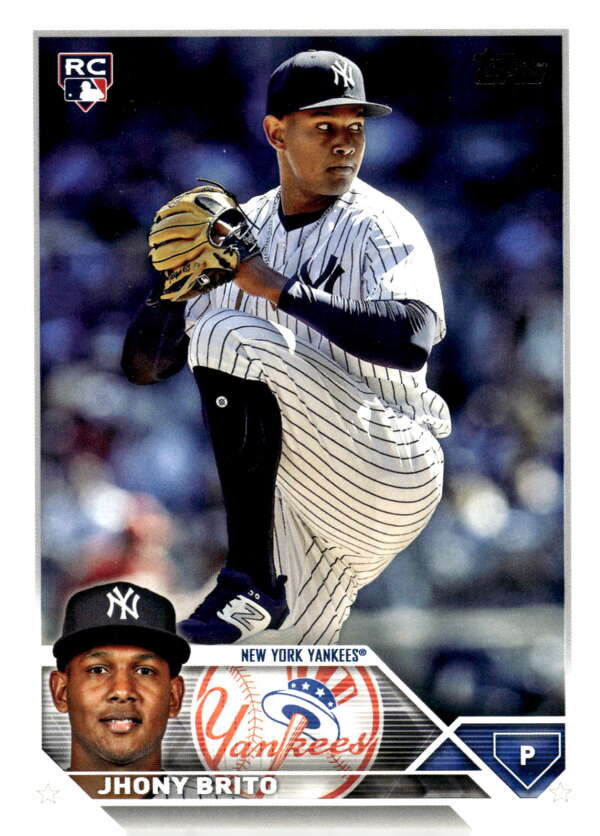 2023 Topps Update Series #US279 Jhony Brito NM Near Mint RC Rookie Yank ID:65804