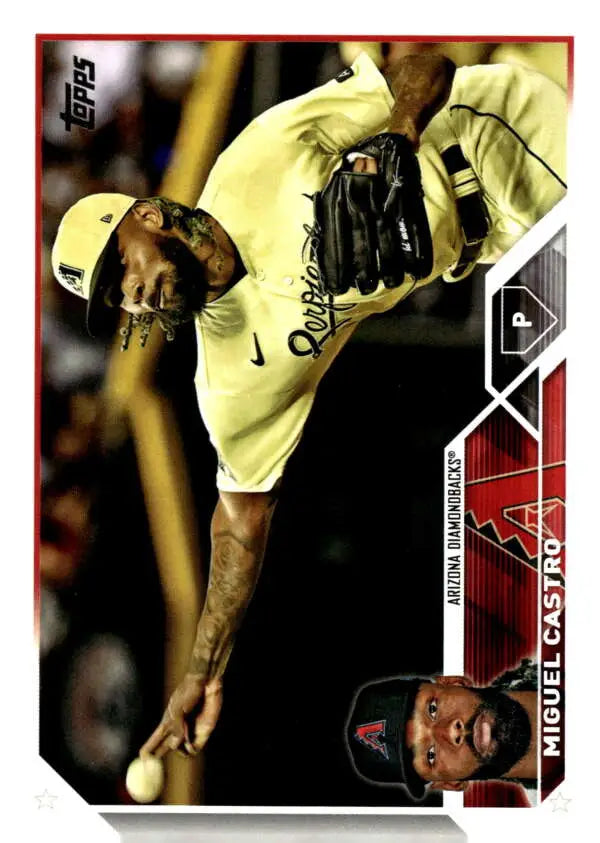 2023 Topps Update Series #US284 Miguel Castro NM Near Mint Diamondbacks ID:64575