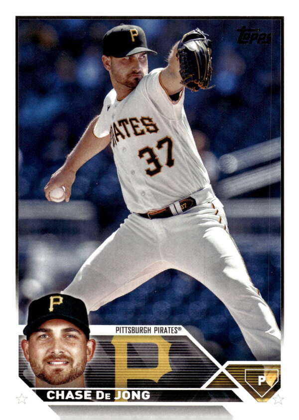 2023 Topps Update Series #US297 Chase De Jong NM-MT Pirates ID:73898