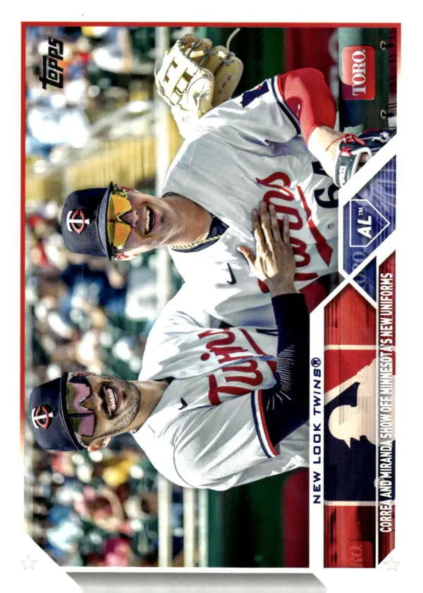 2023 Topps Update Series #US305 Jose Miranda/Carlos Correa NM-MT Twins ID:67690