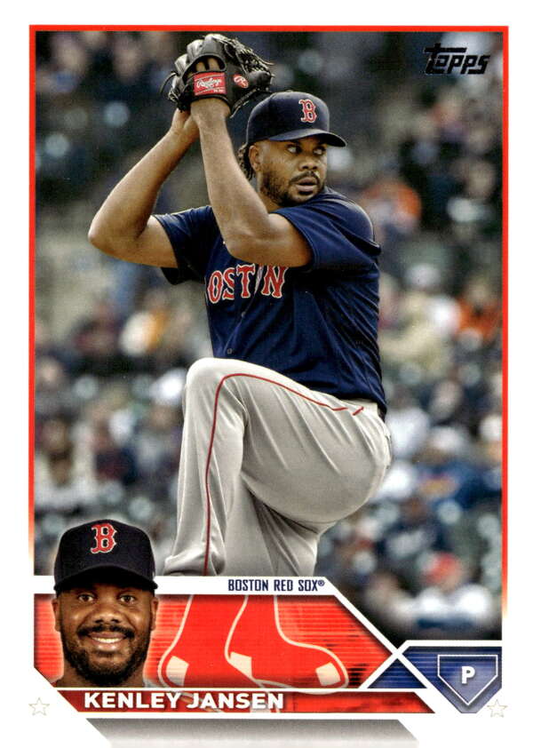 2023 Topps Update Series #US306 Kenley Jansen NM-MT Red Sox ID:67691