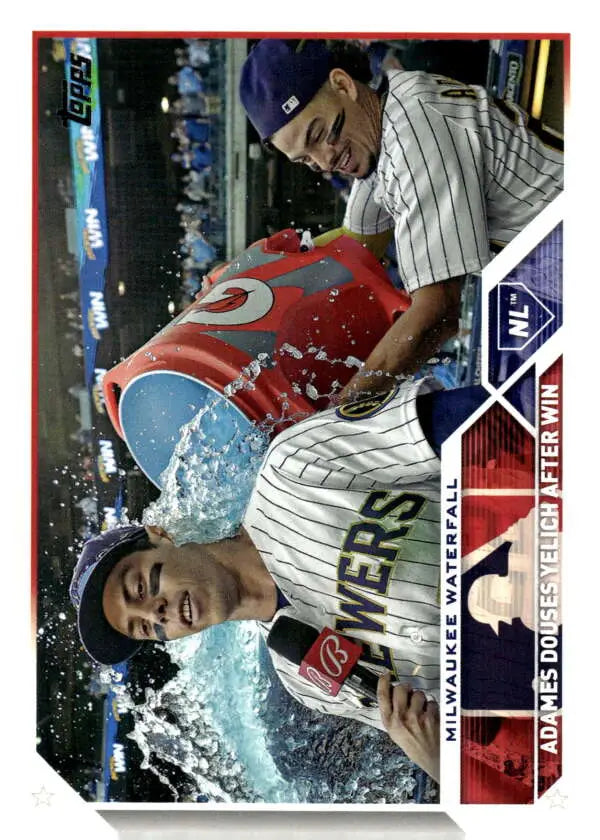 2023 Topps Update Series #US328 Christian Yelich/Willy Adames NM-MT Bre ID:67694